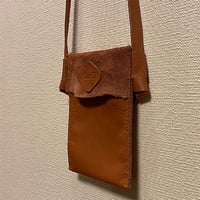 スマホショルダー/手縫い/一点もの