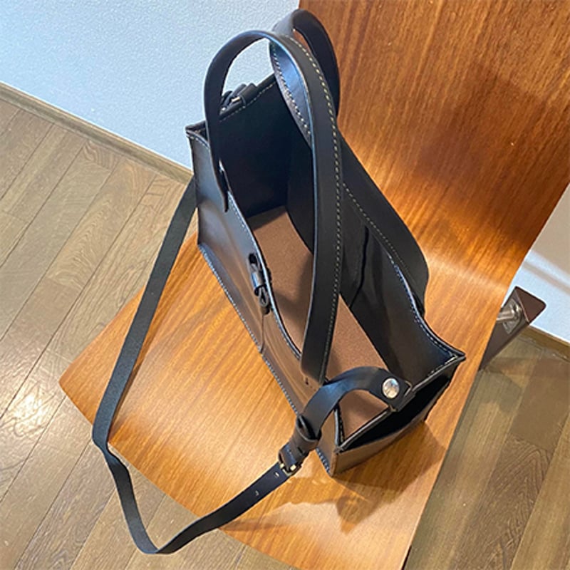 【最終値‼️】EVISU 家紋トートバッグ／肉厚レザー取手 大容量】Italian Emboss Leather Bag【高級イタリアンレザー