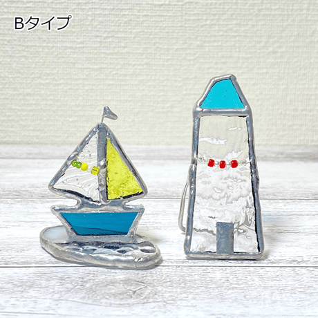ステンドグラス：びとろたうん《noppo+yotto》