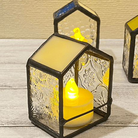 ステンドグラス LEDキャンドルホルダー