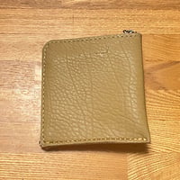 牛革ハーフ財布/手縫い/一点もの