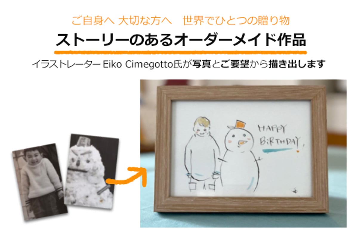 ☆ 世界で1枚のオーダーメイド似顔絵☆ハイクオリティver ☆ 世界で1枚のオーダーメイド似顔絵☆ハイクオリティver