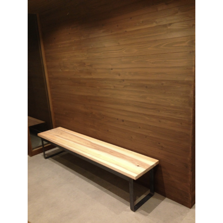 THE BENCH 杉天板 FBアイアン脚 | BROOK online store