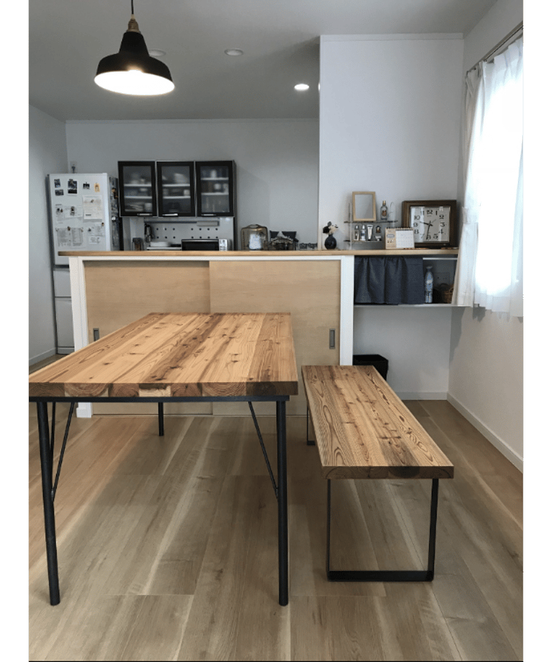 THE BENCH 杉天板 FBアイアン脚 | BROOK online store