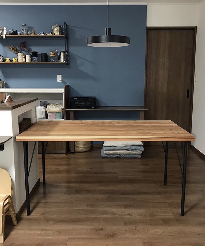 THE TABLE 杉天板 丸棒アイアン脚 | BROOK online store THE TABLE 杉天板 丸棒アイアン脚 | BROOK online store