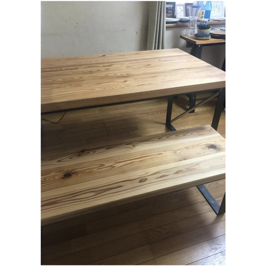 THE BENCH 杉天板 FBアイアン脚 | BROOK online store