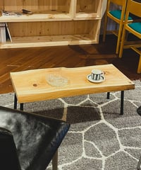 木製シンプル座卓 約130cm x 83cm✖️39 一枚板 檜 テーブル 木製