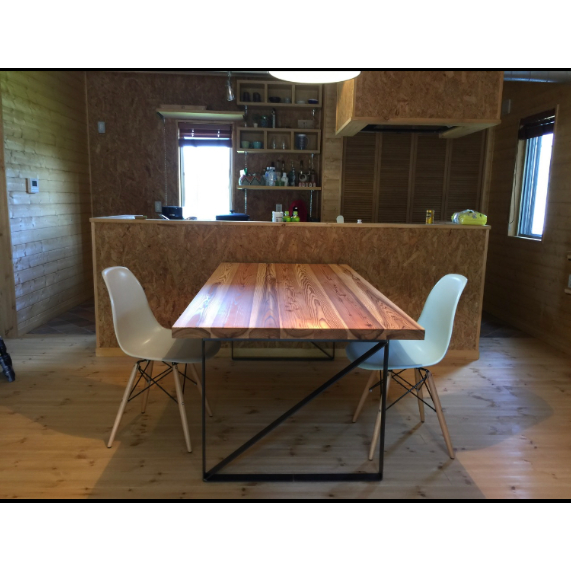 THE TABLE 杉天板 FBアイアン脚 | BROOK online store