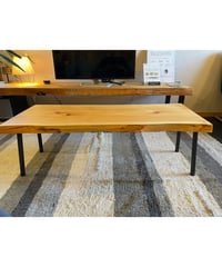 ヒノキ一枚板のローテーブル NO.2 | BROOK online store