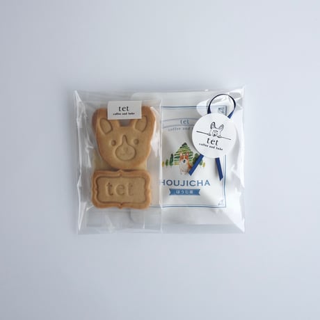 米粉のクッキーと日本茶ティーバックのセット