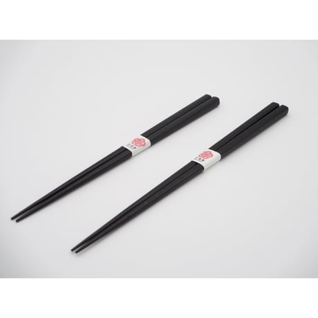 加賀箸　黒すり