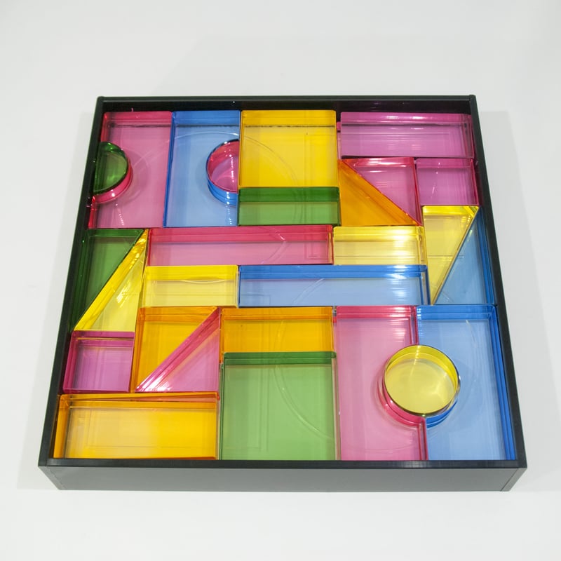 2set販売ページ】アクリル積み木 全27種類パーツ (対象年齢3歳