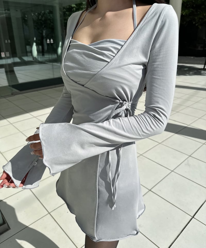 YILON Ennui lady op gray ワンピース