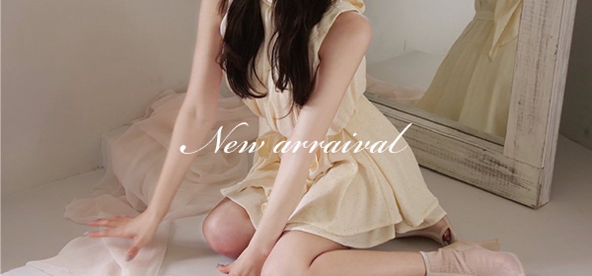 yilon】ビジューシフォンセットアップ
