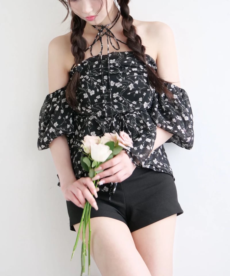 yilon Joli flower blouse ブラウス yilon Joli flower blouse ブラウス