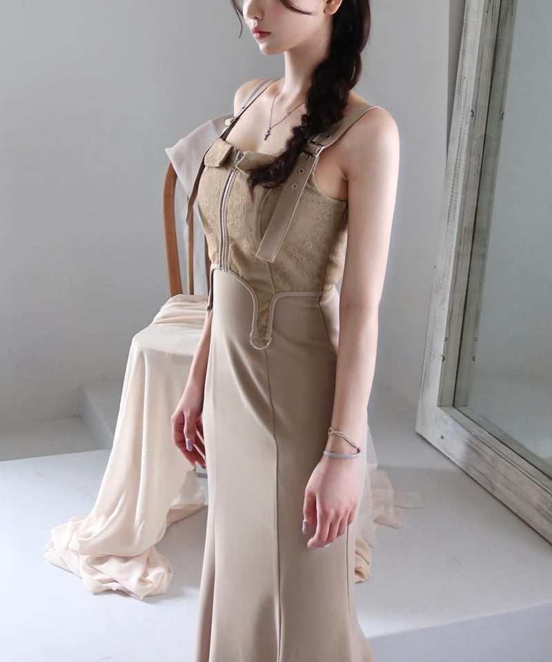 完売】 Yilon Romantic bustier dress