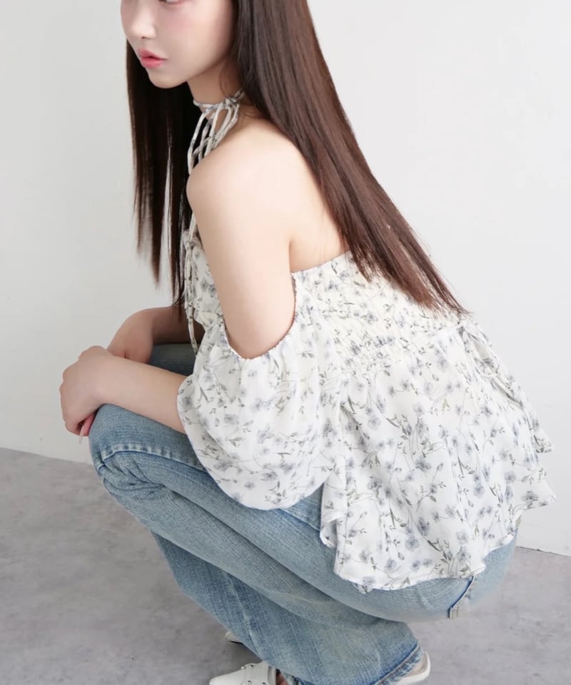 YILON MADE Joli flower blouse