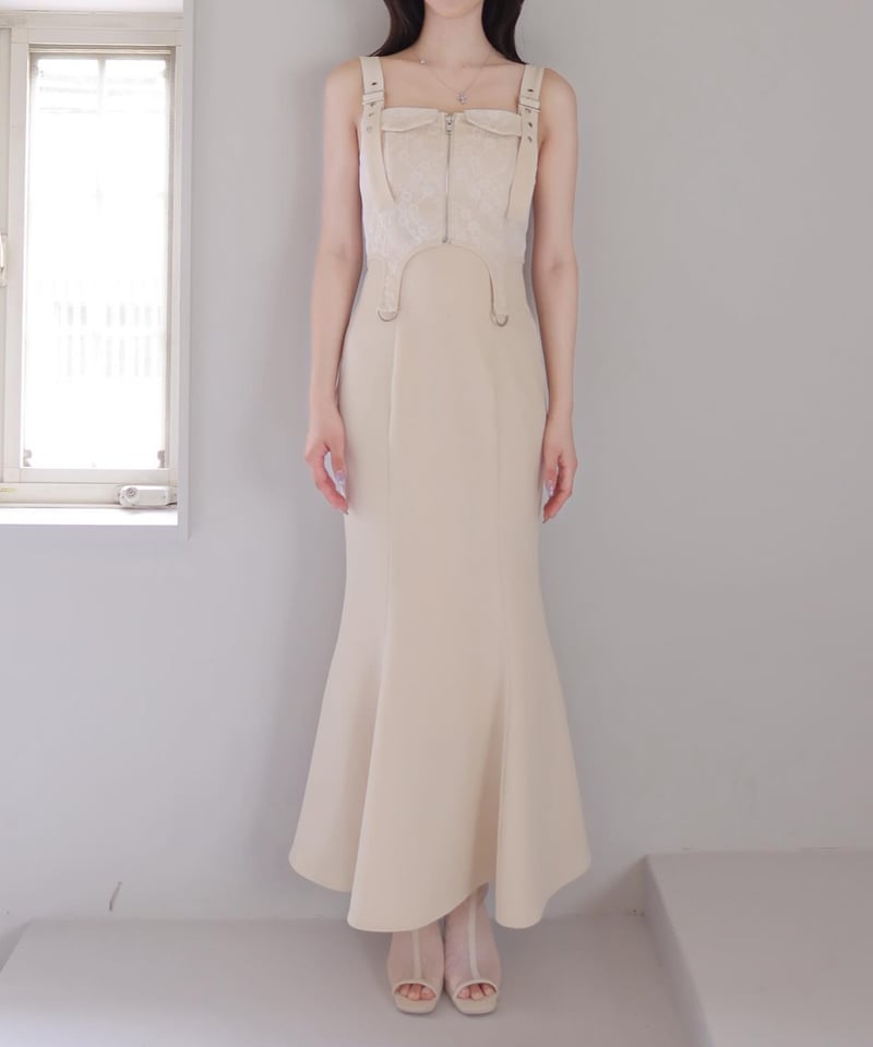 YILON MADE】 Romantic bustier dress