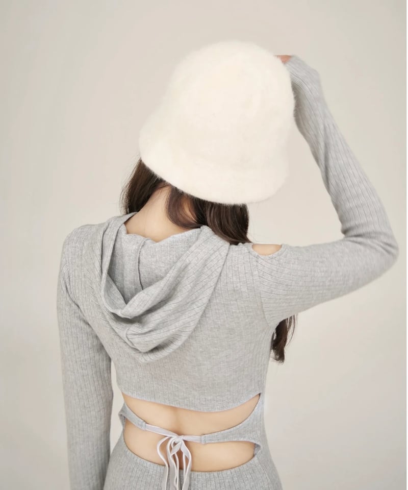 Shaggy fur bucket hat | 【YILON】イロン｜公式オンライン