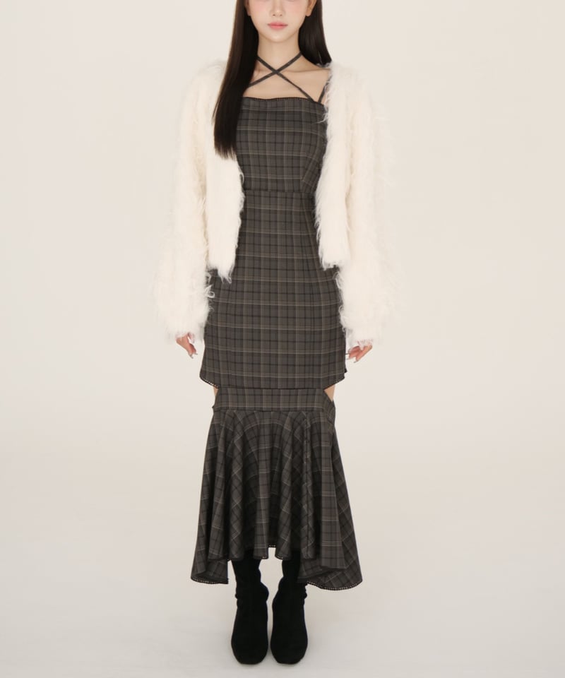 YILON MADE】 Layered gather op ワンピース