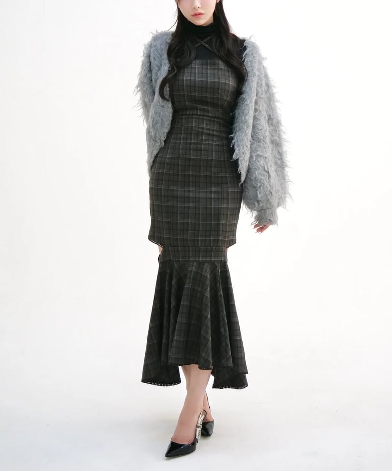 YILON イロン CUTOUT CHECK OP 【公式通販】