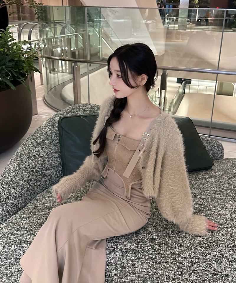 YILON MADE Romantic bustier dress イロン