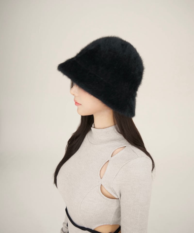 YILON イロン Shaggy fur bucket hat ハット バケハ