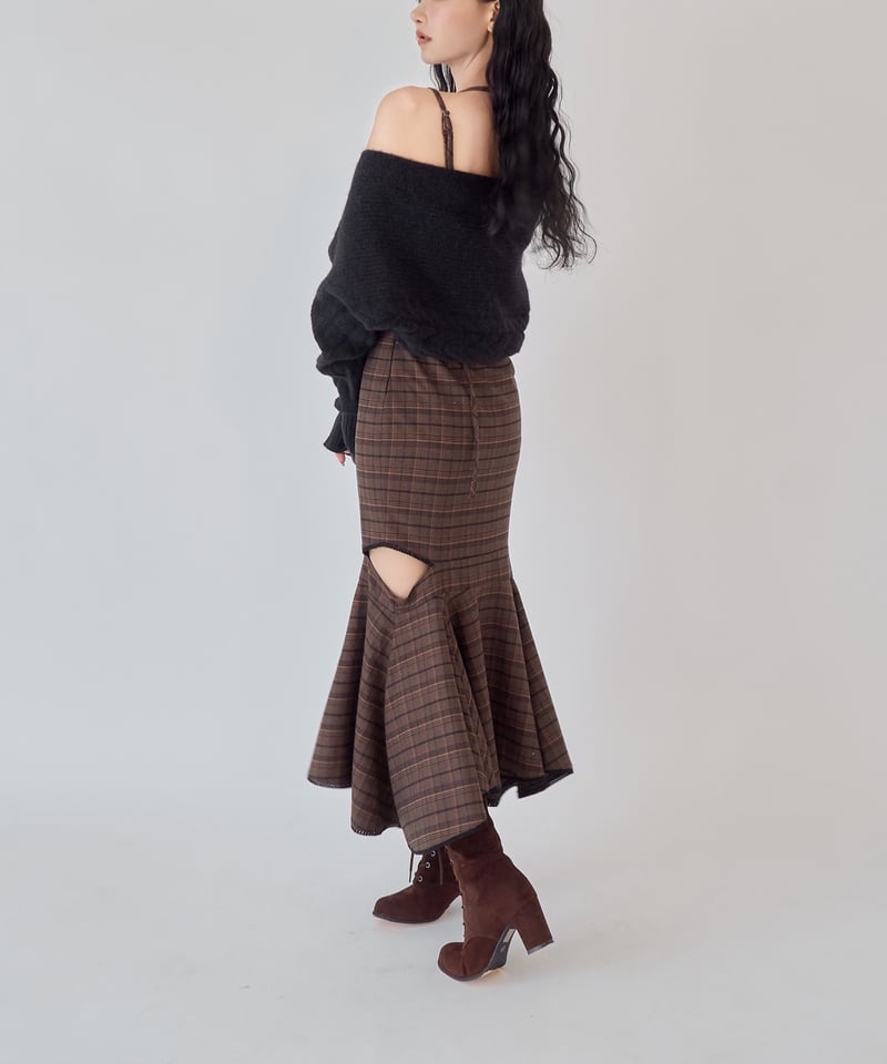 Yilon イロン ONE-SHOULDER CHECK MINI OP イロン ワンショルダー