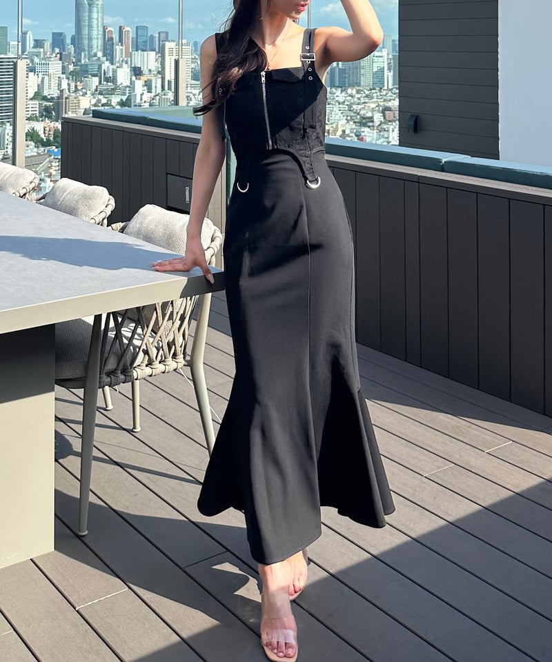 ワンピース YILON ROMANTIC BUSTIER DRESS Romantic bustier dress – YILON