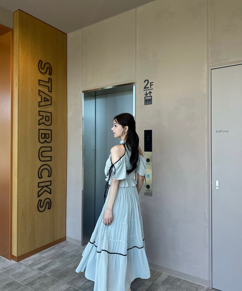 ワンピース YILON Bijou chiffon setup Bijou chiffon setup YILON