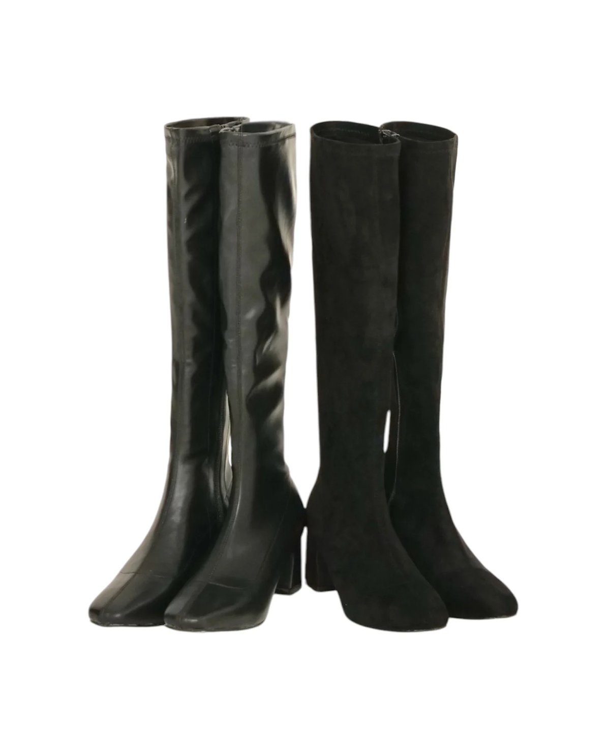【新品未使用】 yilon Strap belt long bootsベージュ yilon Strap belt long boots ベージュ Slim fit long boots | 【YILON