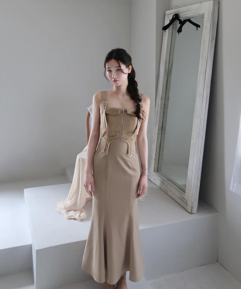 YILON MADE】 Romantic bustier dress | 【YILON】イロ...