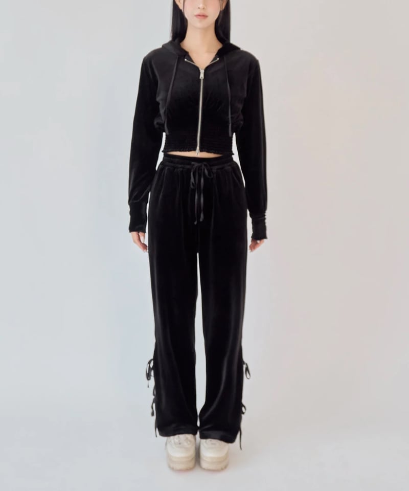 YILON MADE】Relux velour setup (pants) | 【YILON