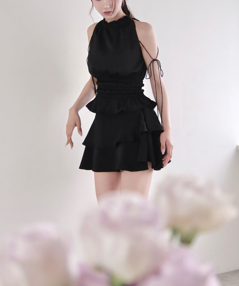 YILON MADE 】Satin ribbon tops | 【YILON】イロン｜公式