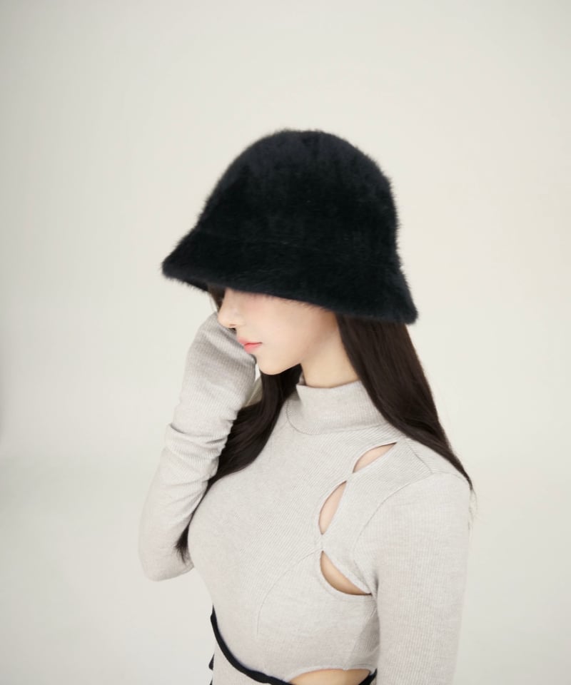 YILON イロン Shaggy fur bucket hat ハット バケハ Shaggy fur bucket hat | 【YILON】イロン｜公式オンライン
