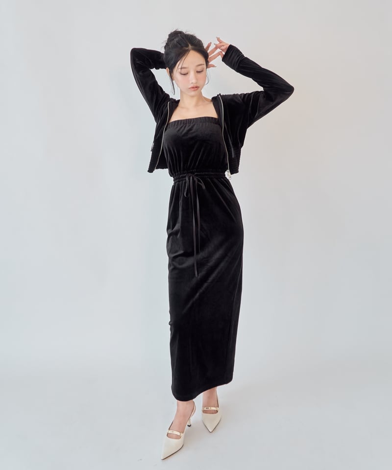 YILON MADE】Relux velour setup (one-piece) | 【Y 