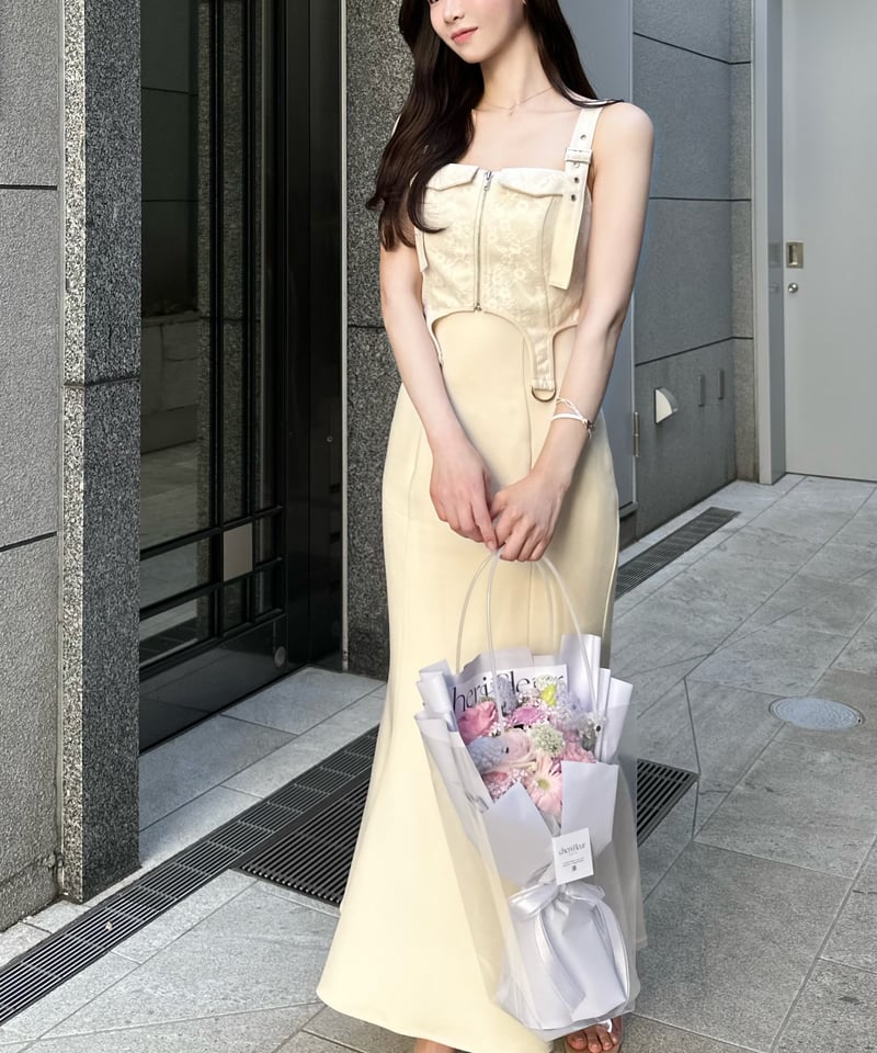 YILON MADE】 Romantic bustier dress | 【YILON】イロ