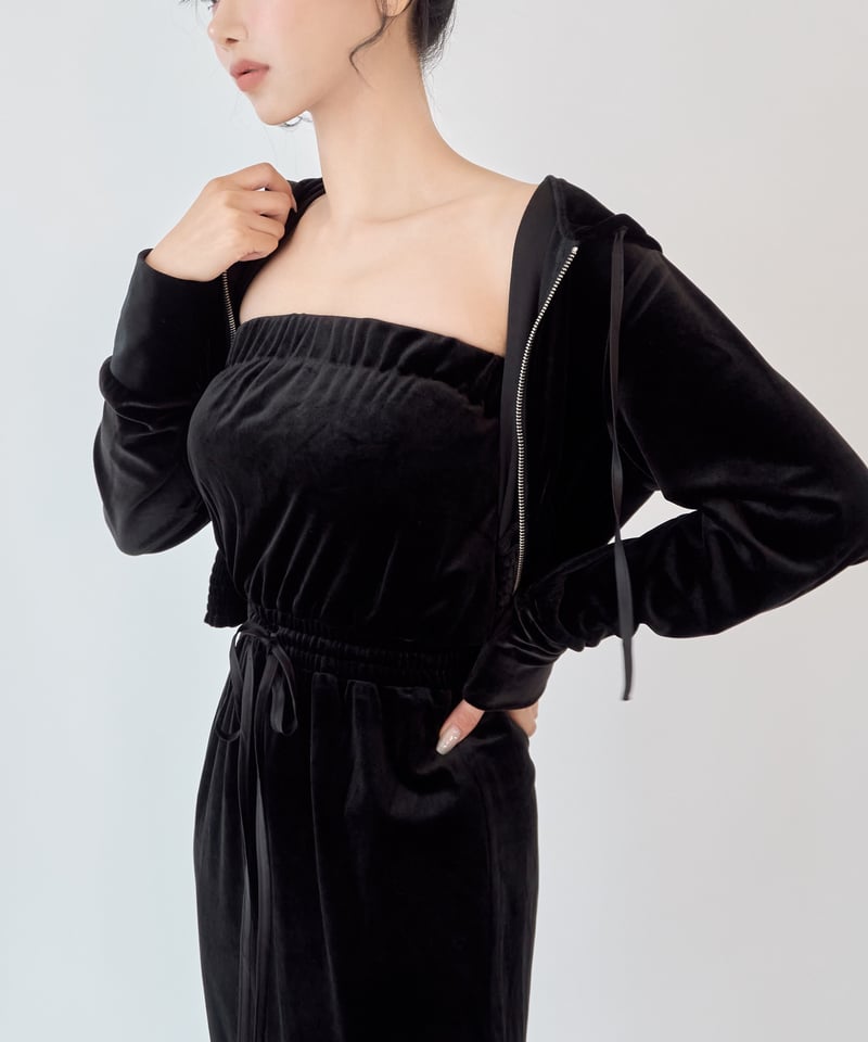 YILON MADE】Relux velour setup (one-piece) | 【Y 