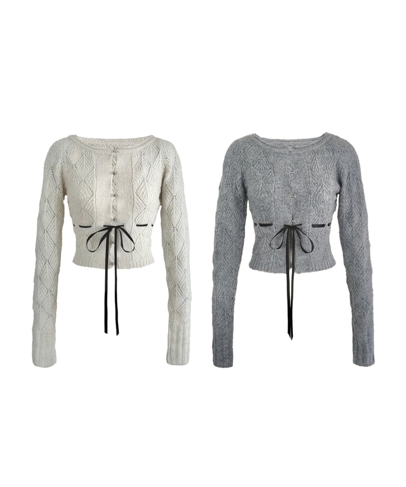 イロン yilon アンサンブル グレー yilon イロンカーディガングレー