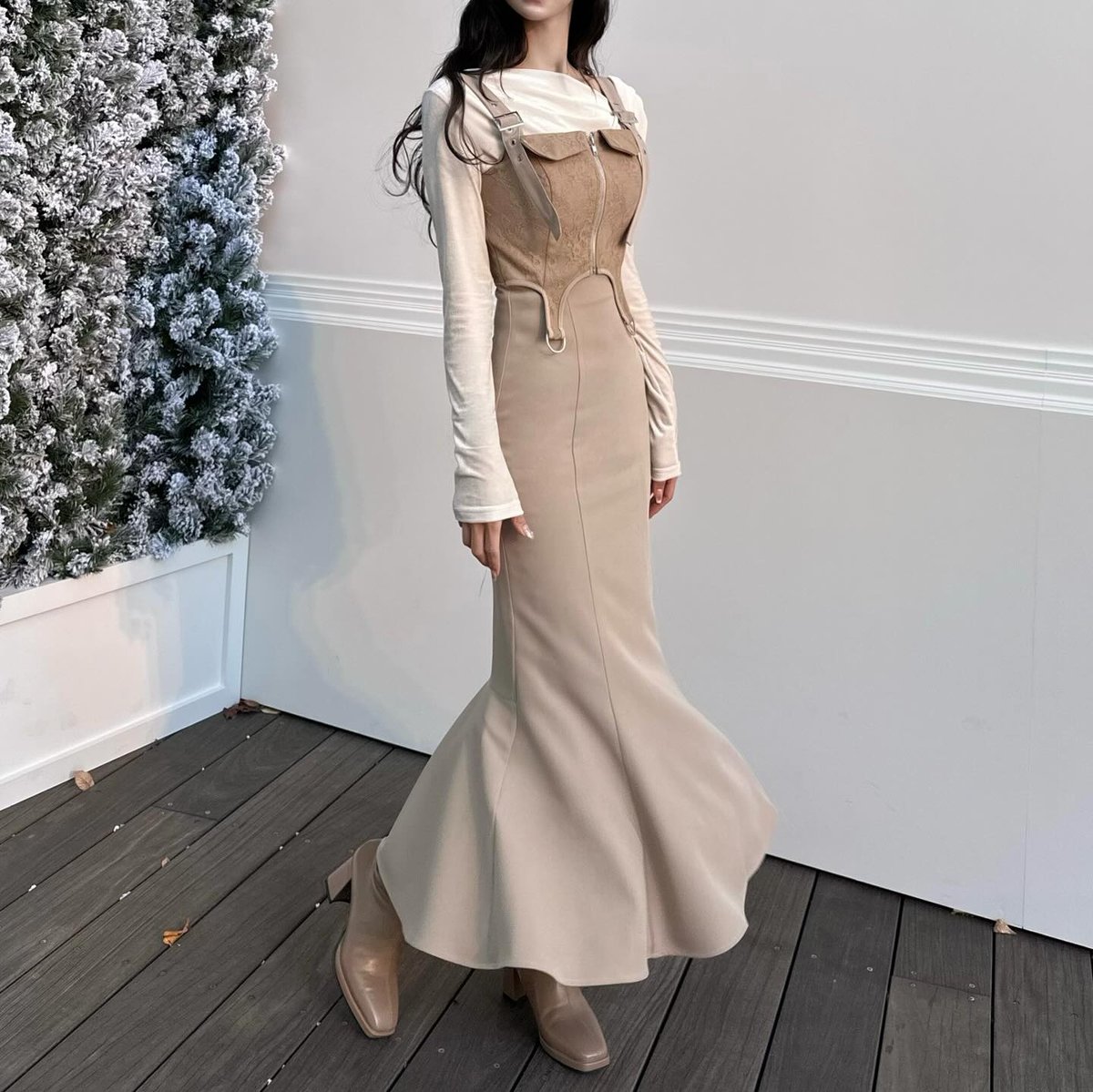 YILON MADE】 Romantic bustier dress | 【YILON】イロ