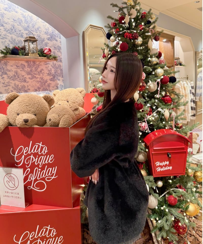 YILON MADE Waistmark eco fur coat ブラウン YILON MADE Waistmark eco fur coat ブラウン