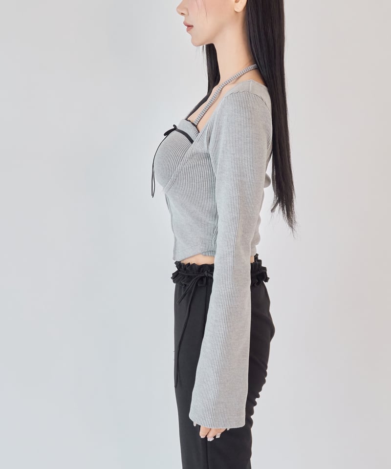 YILON MADE】Corset design layered tops | 【YILON