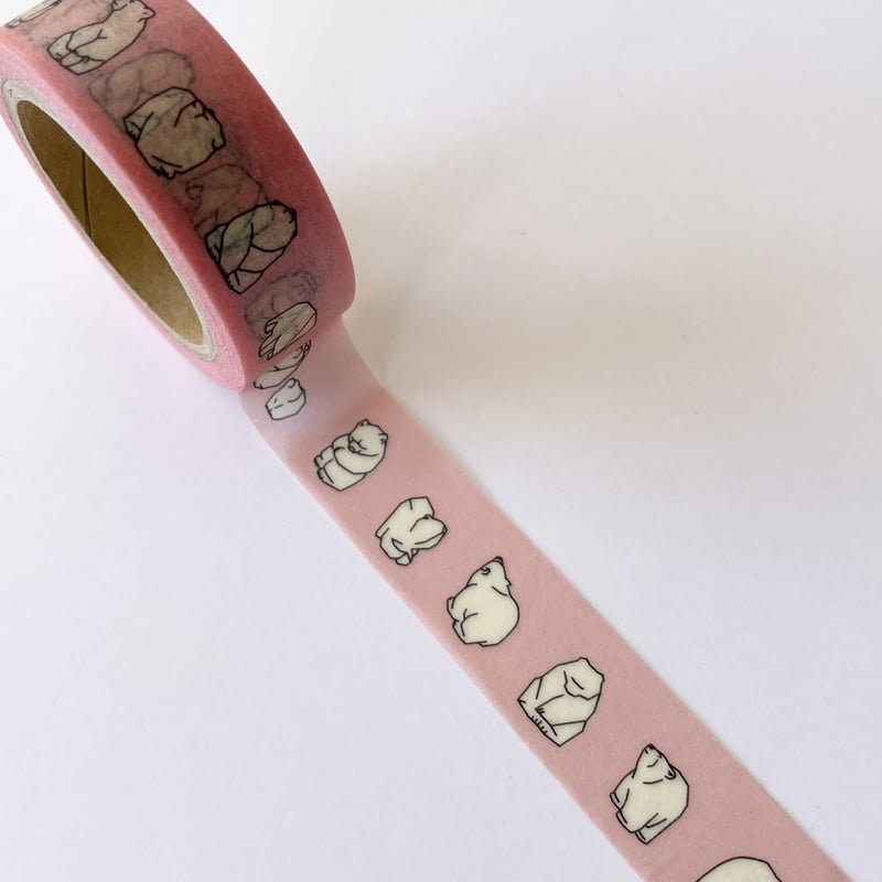 鷹と熊」オリジナルマスキングテープ［熊］ | BANKO archive design mu