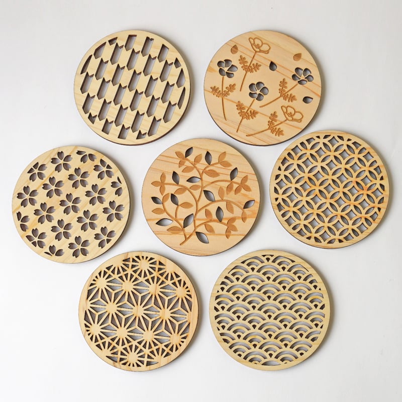 ひのきコースター 90mm 1枚 檜 コースター キッチン用品 キッチン