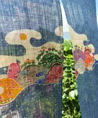 しだれ桜の暖簾 のれん しだれ桜 No.42201