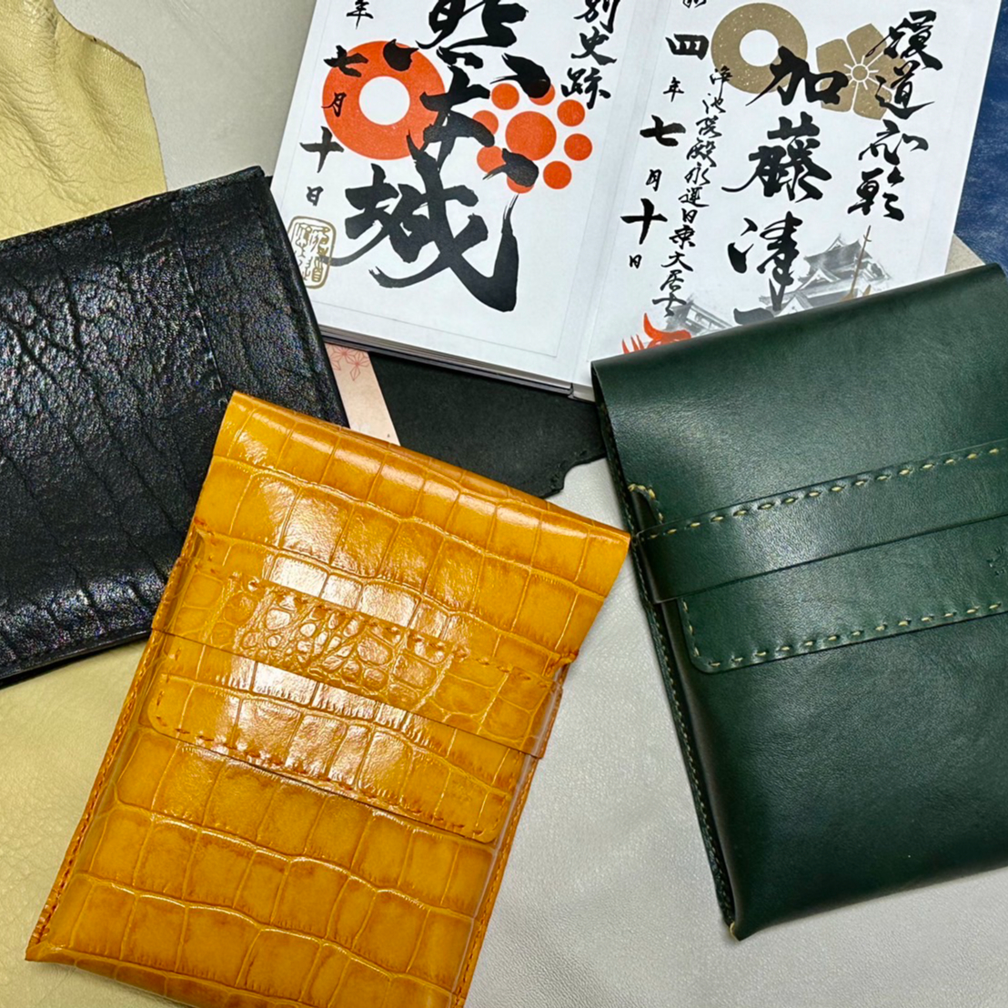 受注制作】オリジナル御朱印長ケースオーダーメイド | レザークラフト