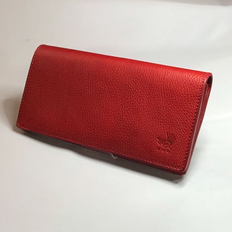 アゴモノガタリ・ヌメ革長財布（二つ折り）