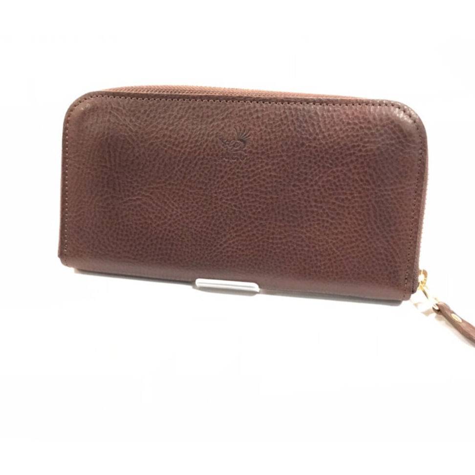 アゴモノガタリ・ヌメ革ラウンドファスナー長財布 | レザー