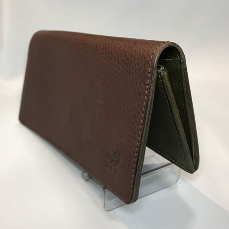アゴモノガタリ・ヌメ革長財布（二つ折り）