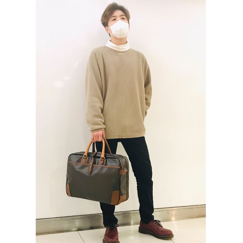 豊岡鞄】帆布PU×レザーソフトブリーフ2Room | レザークラフト 豊岡鞄】帆布PU×レザーソフトブリーフ2Room | レザークラフト